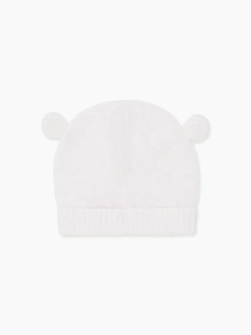La Coqueta Accessories | Knitted Clothes & Accessories^Ivory Gloria Cashmere Baby Hat
