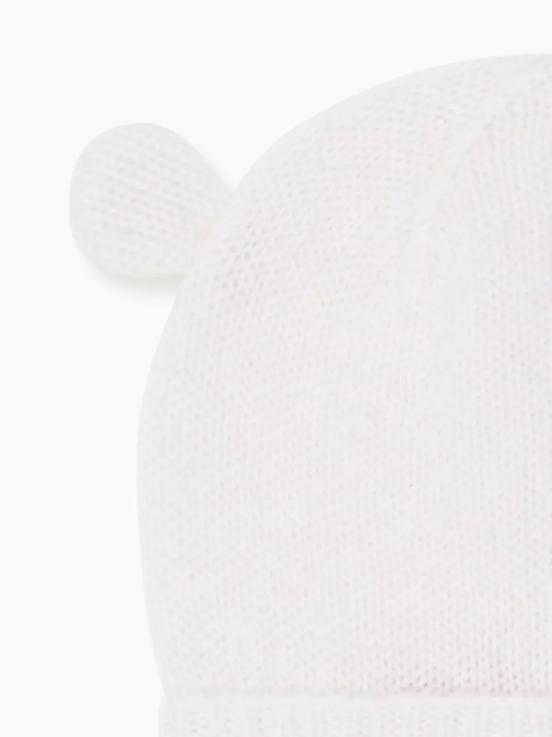 La Coqueta Accessories | Knitted Clothes & Accessories^Ivory Gloria Cashmere Baby Hat