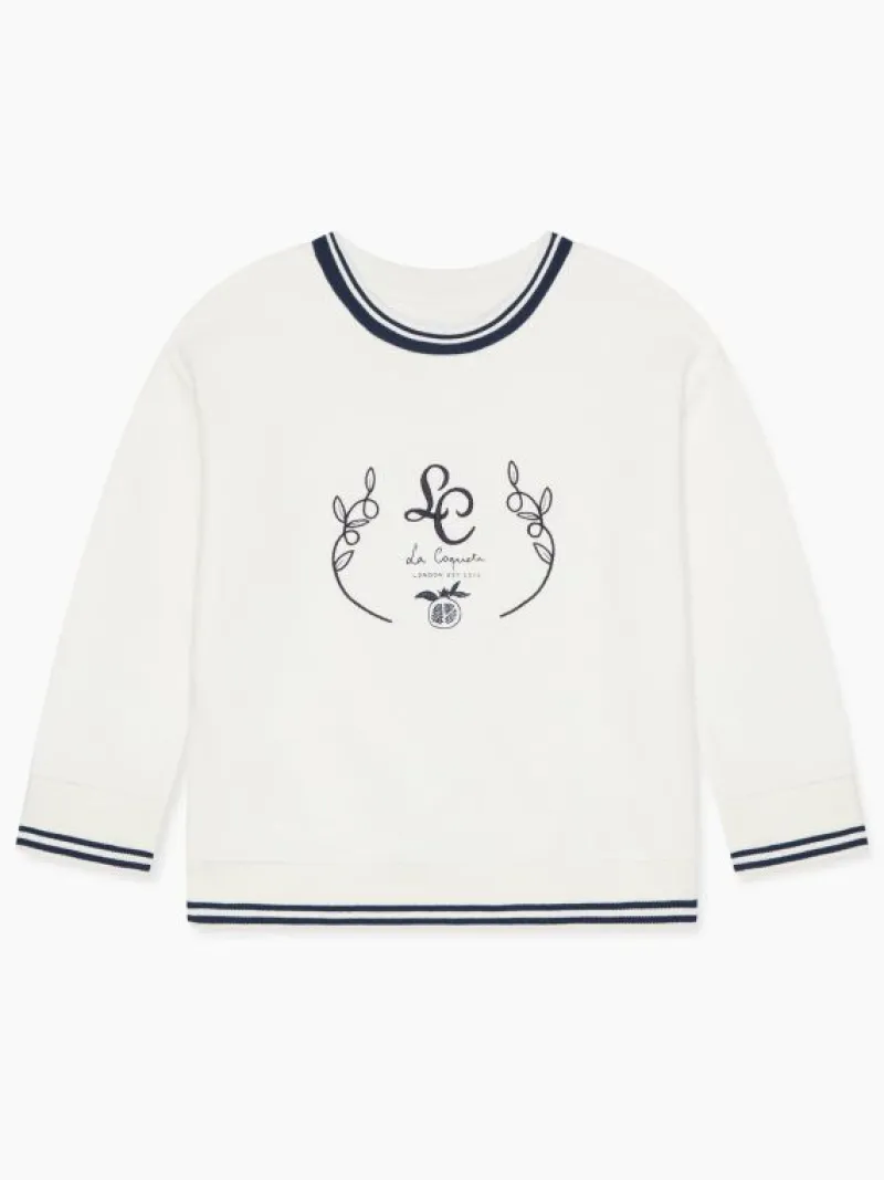 La Coqueta Shirts & Tops | Jumpers & Cardigans^Ivory Pernille Kids Sweatshirt
