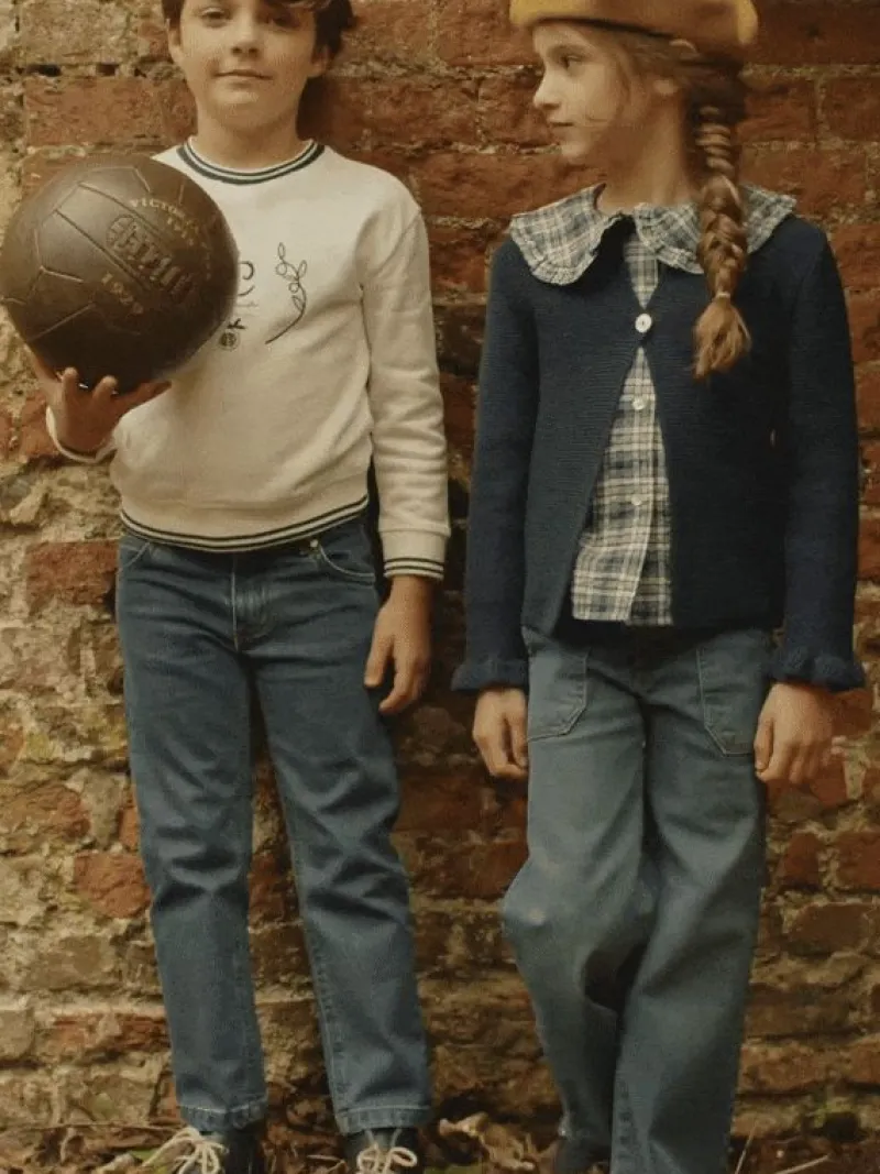 La Coqueta Shirts & Tops | Jumpers & Cardigans^Ivory Pernille Kids Sweatshirt