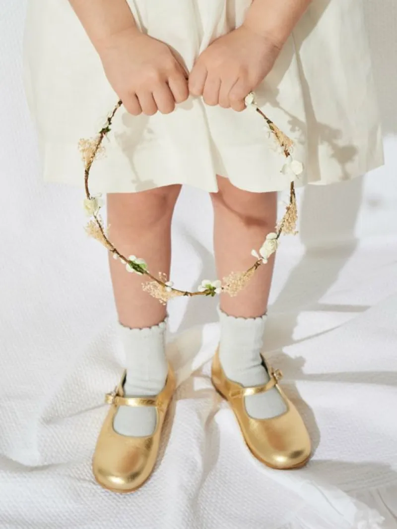 La Coqueta View All | Hair Accessories^Ivory Vintage Floral Girl Hair Garland