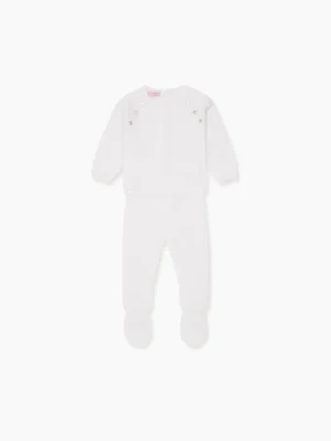 La Coqueta View All | Knitted Clothes & Accessories^Ivory Zoraida Cashmere Baby Set