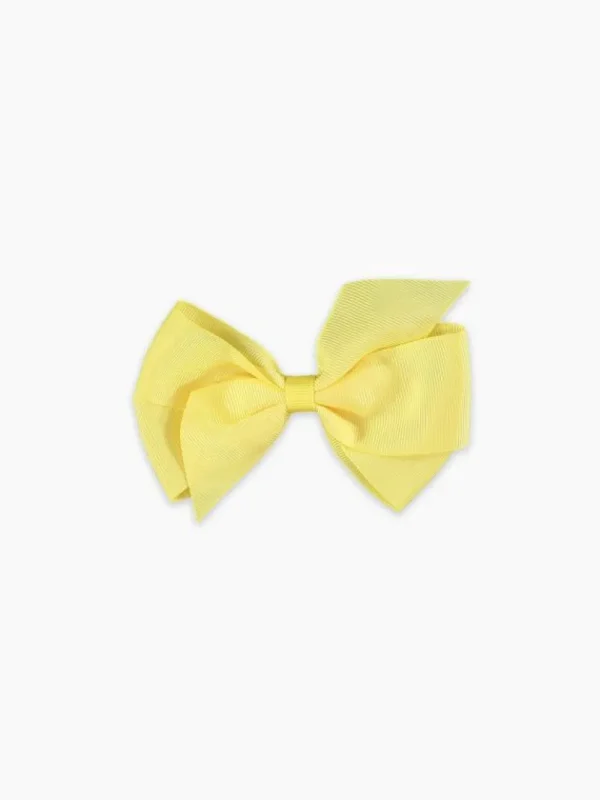 La Coqueta View All | Hair Accessories^Lemon Big Bow Girl Clip