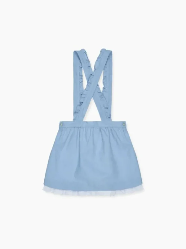 La Coqueta Skirts, Shorts & Culottes^Light Blue Agata Girl Pinafore Skirt