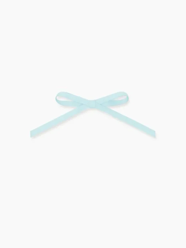 La Coqueta View All | Hair Accessories^Light Blue Long Bow Girl Clip