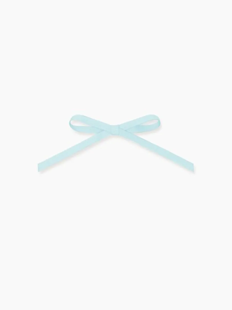 La Coqueta View All | Hair Accessories^Light Blue Long Bow Girl Clip