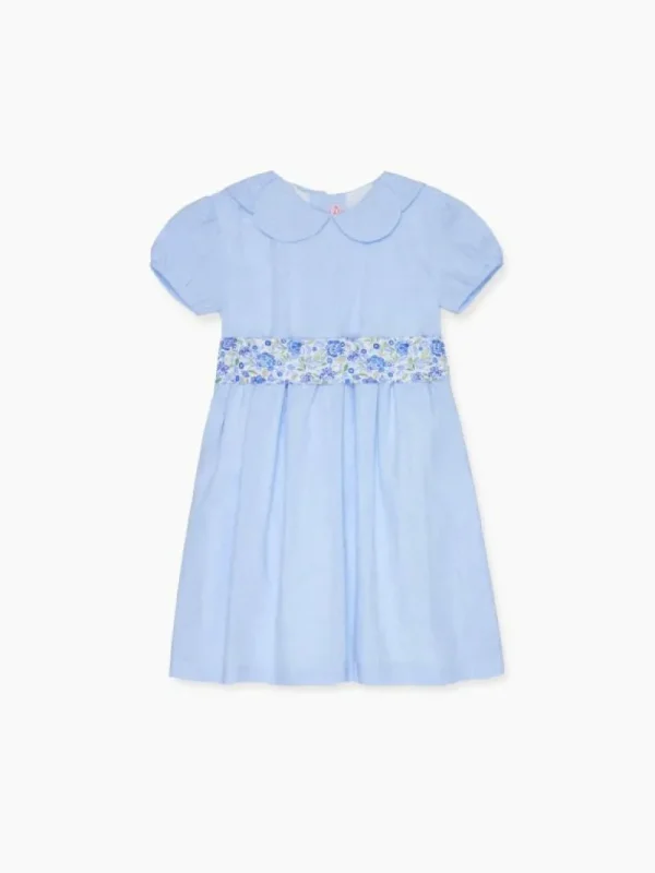 La Coqueta Dresses^Light Blue Madeira Girl Dress