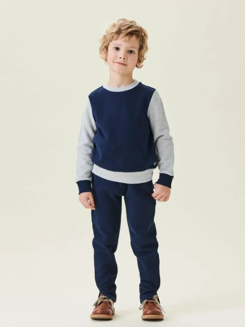 La Coqueta Shirts & Tops | Jumpers & Cardigans^Navy Pernille Kids Cotton Sweatshirt