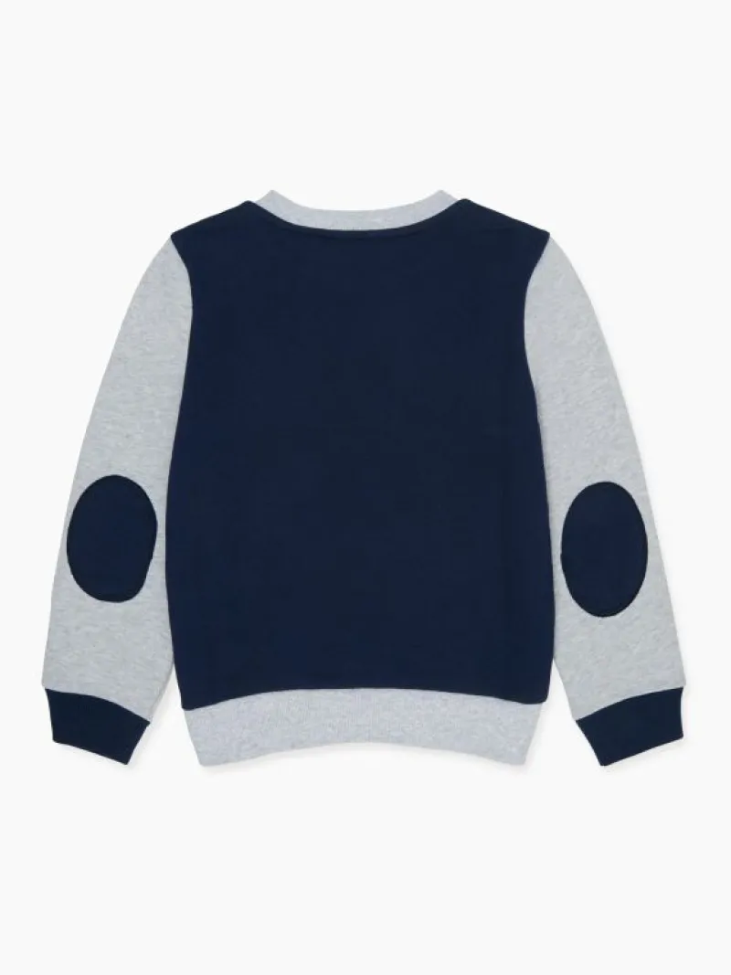 La Coqueta Shirts & Tops | Jumpers & Cardigans^Navy Pernille Kids Cotton Sweatshirt