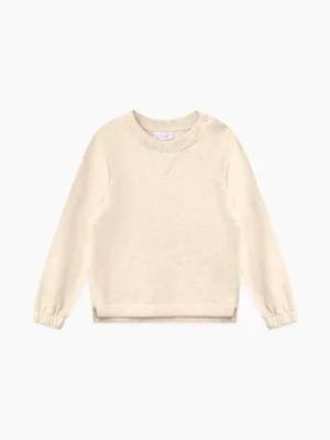 La Coqueta View All | Shirts & Tops^Oatmeal Melange Allyson Baby Sweatshirt