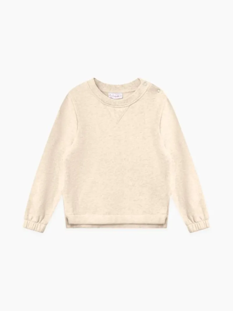 La Coqueta View All | Shirts & Tops^Oatmeal Melange Allyson Baby Sweatshirt