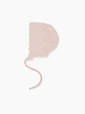 La Coqueta Accessories | Knitted Clothes & Accessories^Pink Abril Cashmere Baby Girl Bonnet