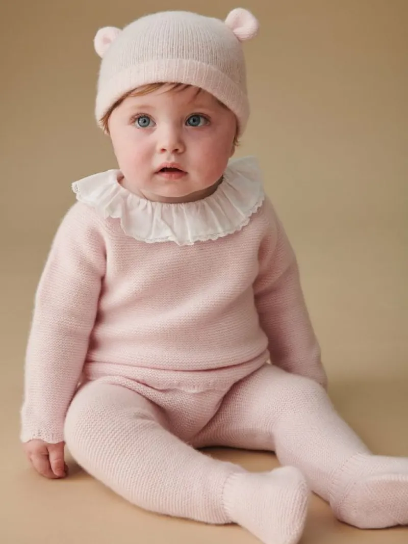 La Coqueta View All | Knitted Clothes & Accessories^Pink Fernanda Cashmere Baby Girl Set