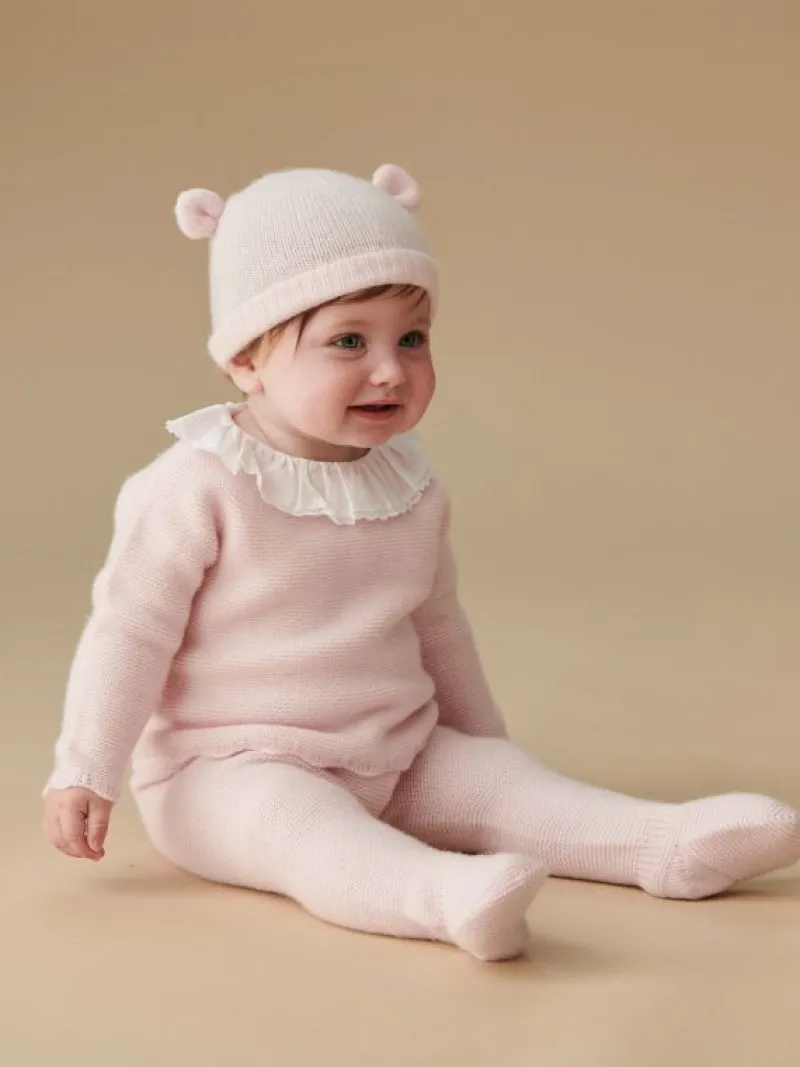 La Coqueta View All | Knitted Clothes & Accessories^Pink Fernanda Cashmere Baby Girl Set