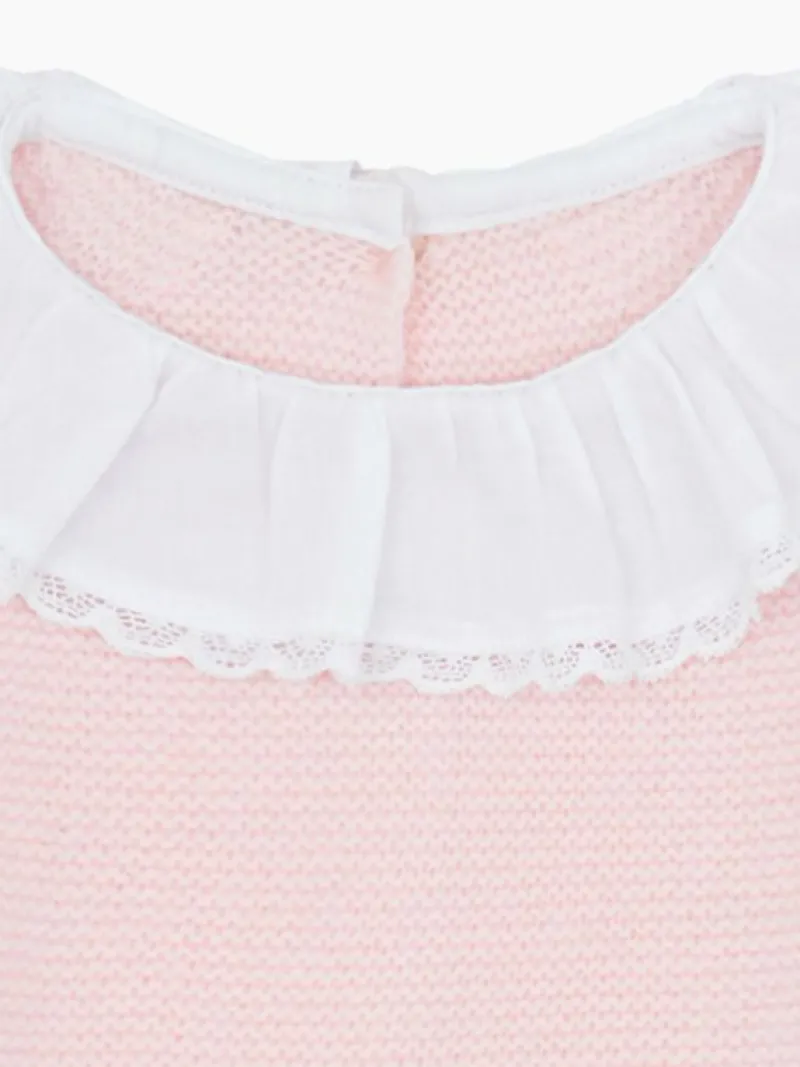 La Coqueta View All | Knitted Clothes & Accessories^Pink Fernanda Cashmere Baby Girl Set