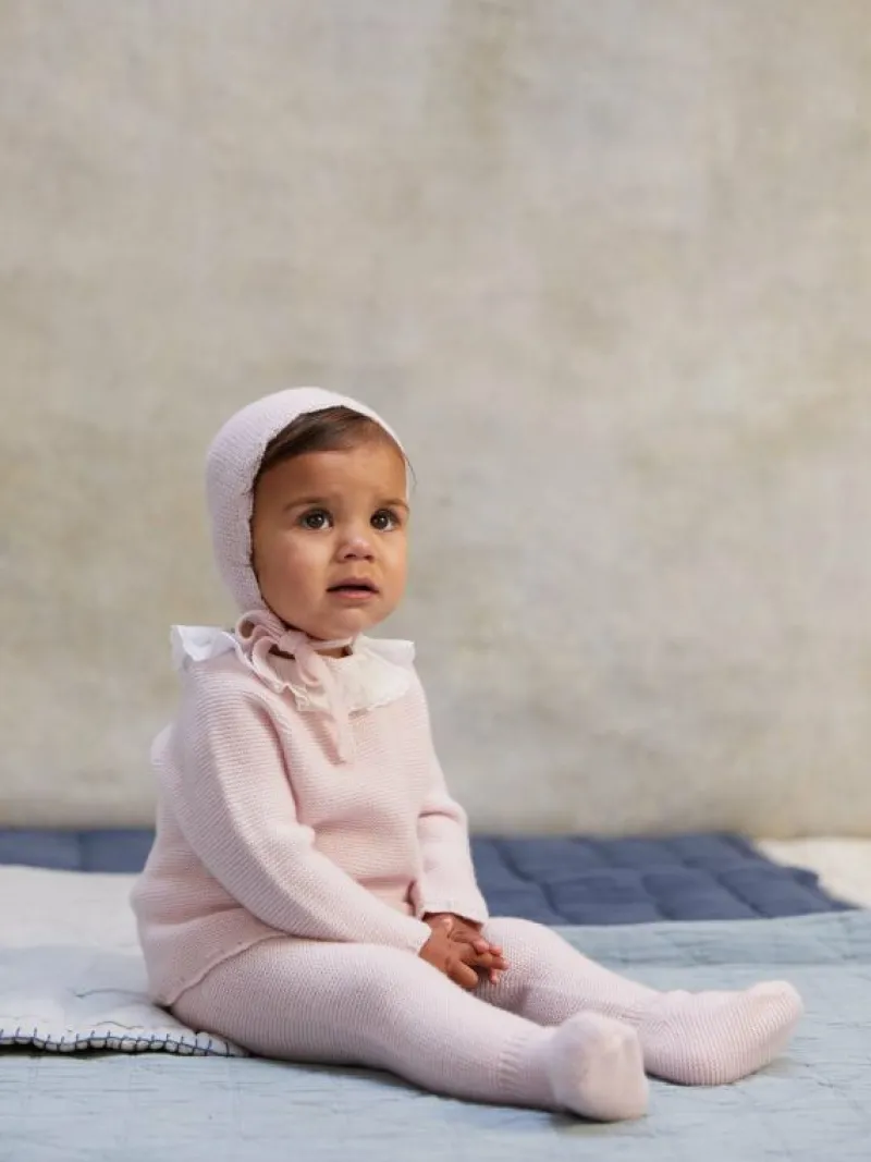 La Coqueta View All | Knitted Clothes & Accessories^Pink Fernanda Cashmere Baby Girl Set