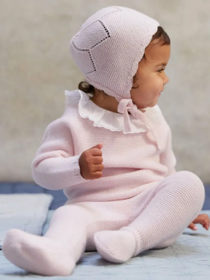 La Coqueta View All | Knitted Clothes & Accessories^Pink Fernanda Cashmere Baby Girl Set