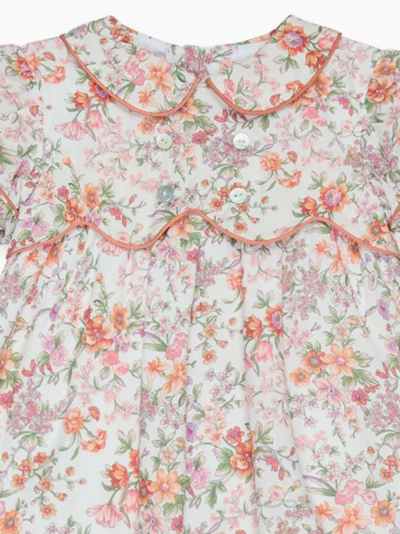 La Coqueta View All | Dresses & Sets^Pink Floral Romina Baby Girl Set