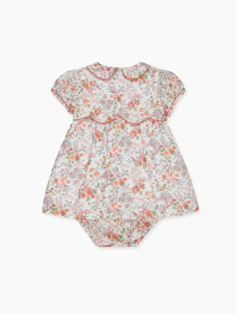 La Coqueta View All | Dresses & Sets^Pink Floral Romina Baby Girl Set