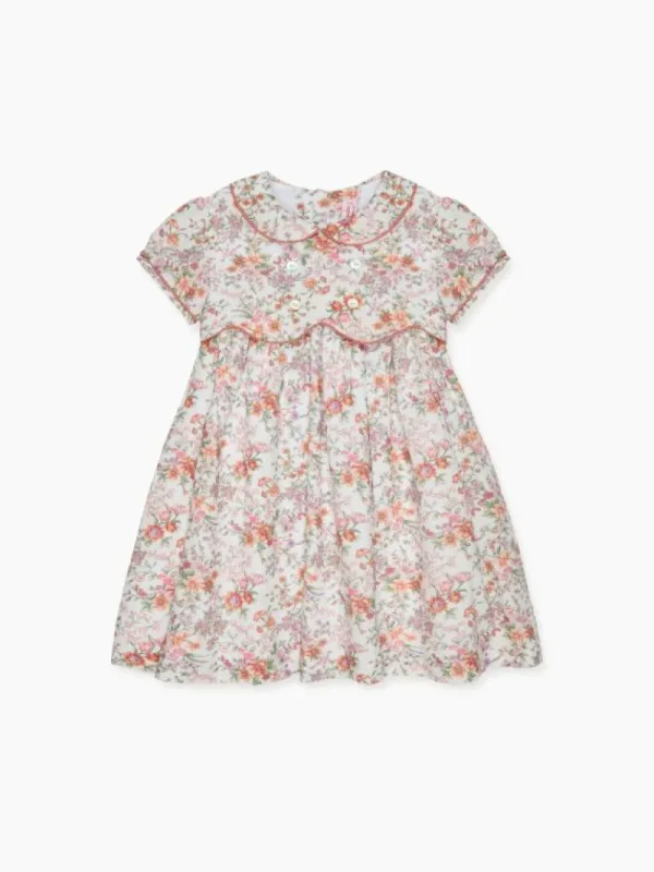 La Coqueta Dresses^Pink Floral Romina Girl Dress