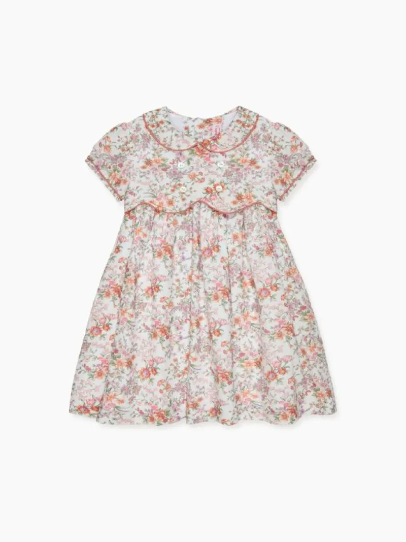 La Coqueta Dresses^Pink Floral Romina Girl Dress