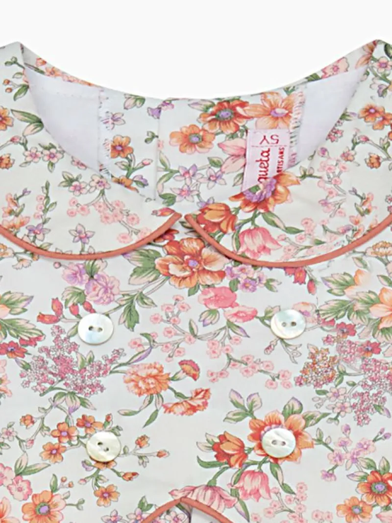 La Coqueta Dresses^Pink Floral Romina Girl Dress