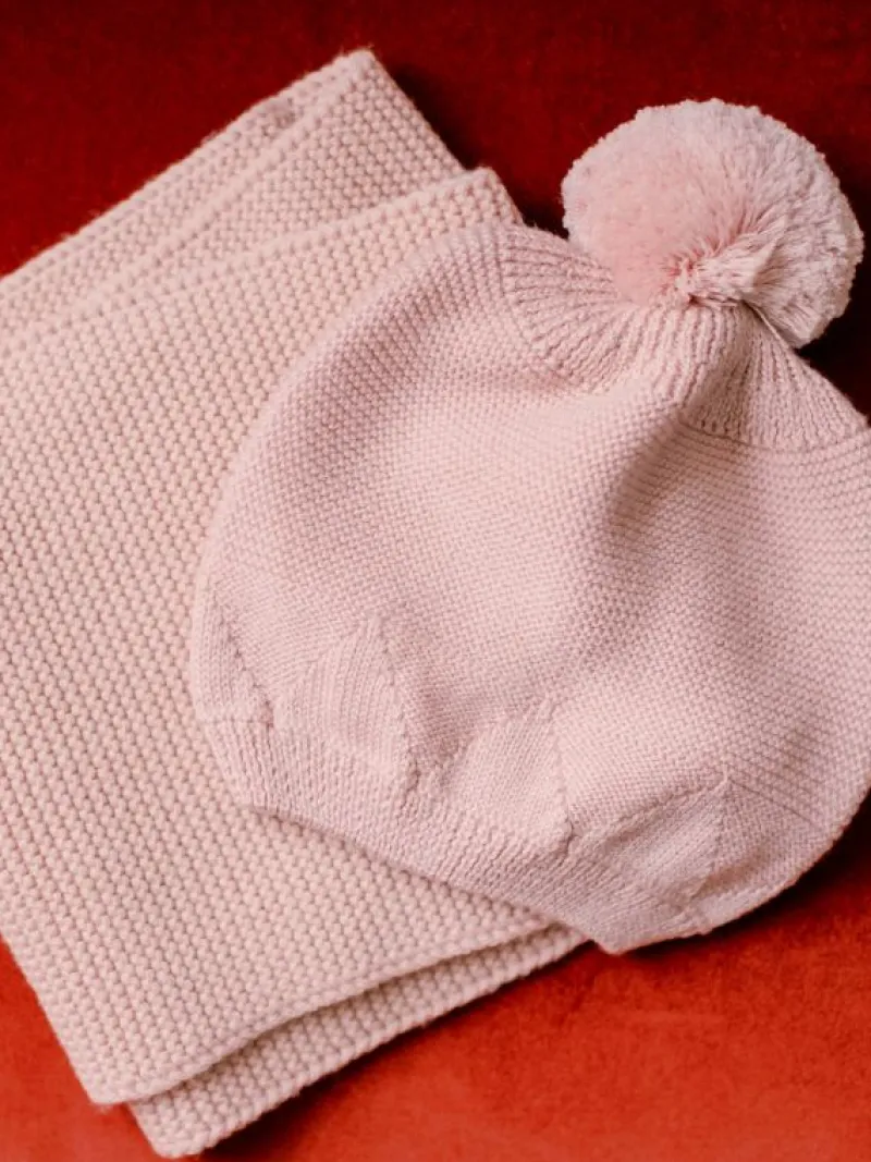 La Coqueta View All | Hats & Scarves^Pink Merino Girl Snood
