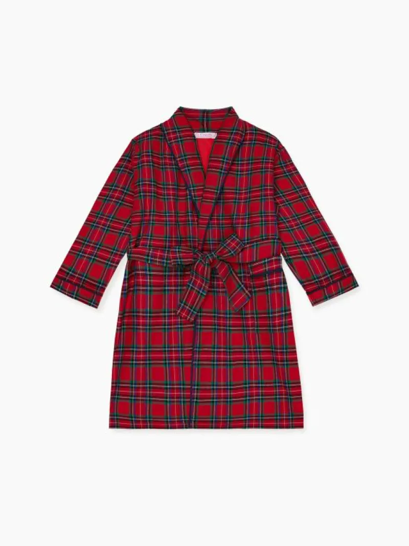 La Coqueta Pyjamas | Pyjamas^Red Tartan Justino Navidad Kids Robe