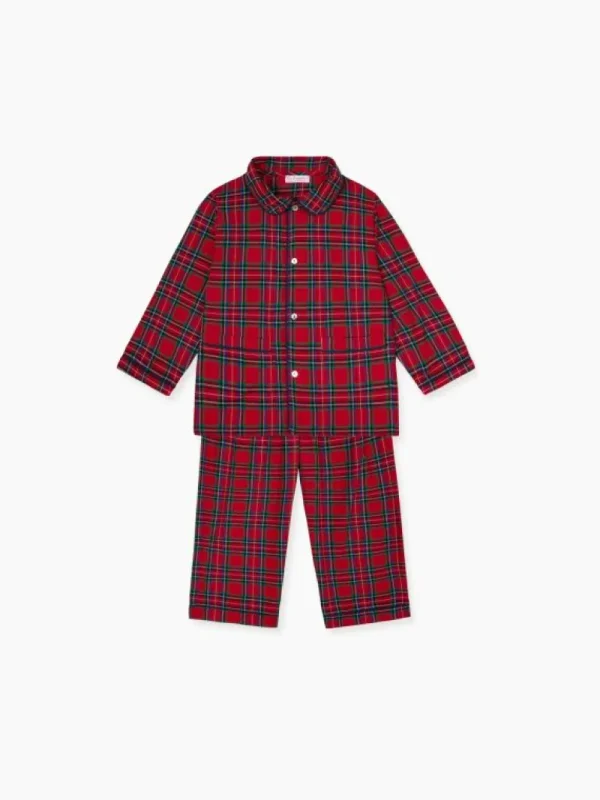 La Coqueta Pyjamas | Pyjamas^Red Tartan Navidad Kids Pyjamas