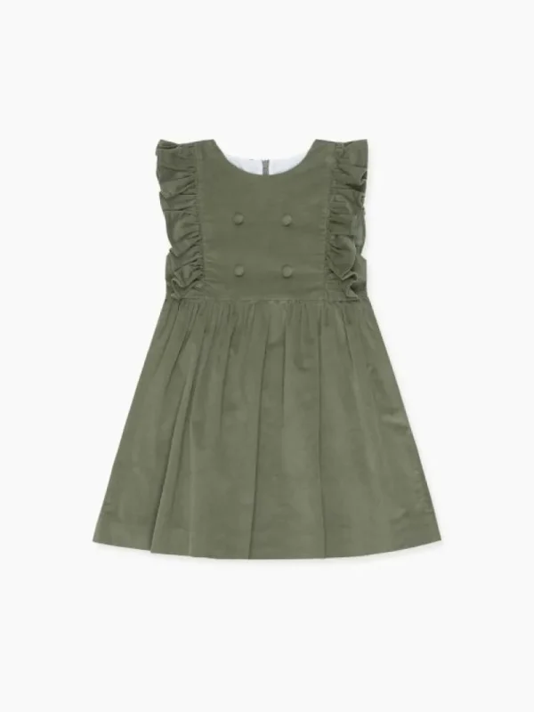 La Coqueta Skirts, Shorts & Culottes | Dresses^Sage Green Imelda Girl Dress