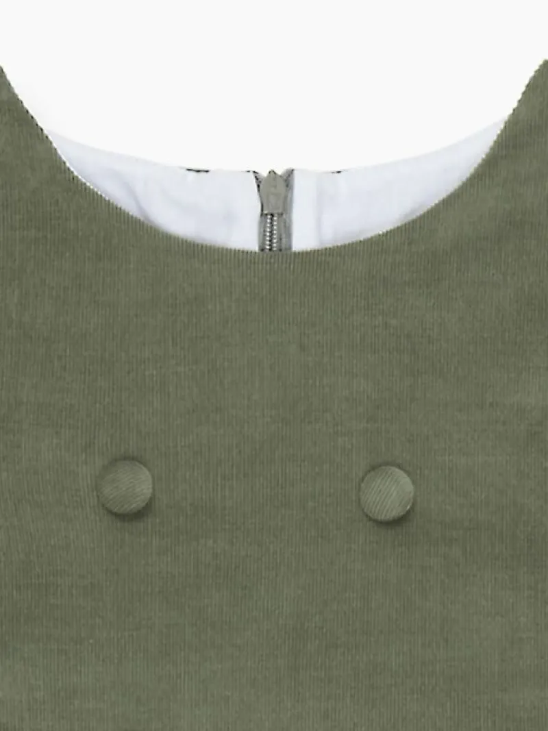 La Coqueta Skirts, Shorts & Culottes | Dresses^Sage Green Imelda Girl Dress