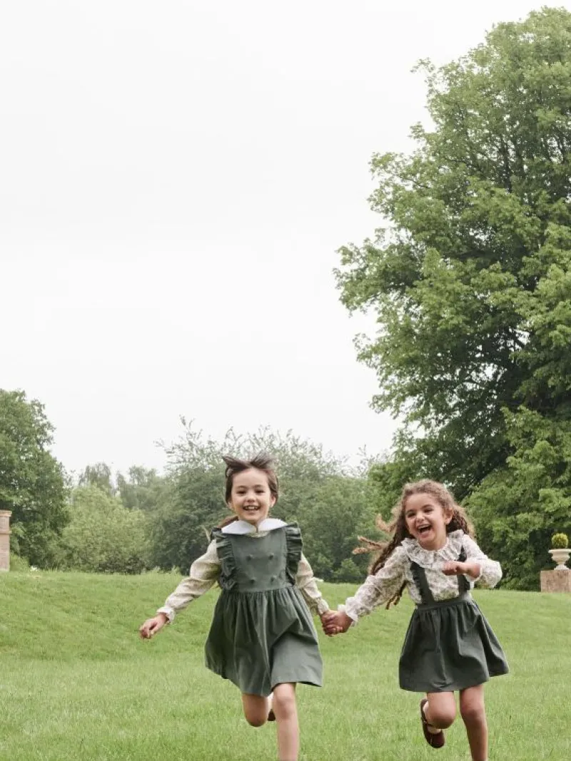La Coqueta Skirts, Shorts & Culottes | Dresses^Sage Green Imelda Girl Dress