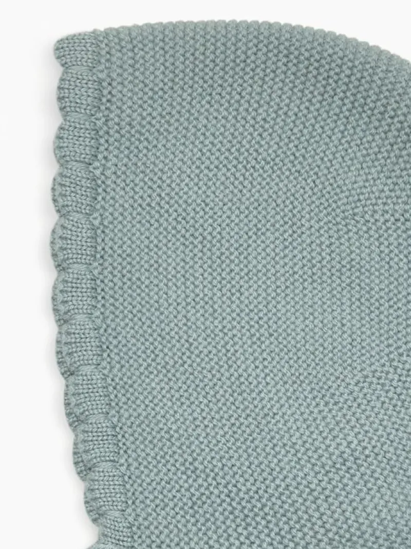 La Coqueta Accessories | Knitted Clothes & Accessories^Sage Green Olfa Merino Baby Bonnet