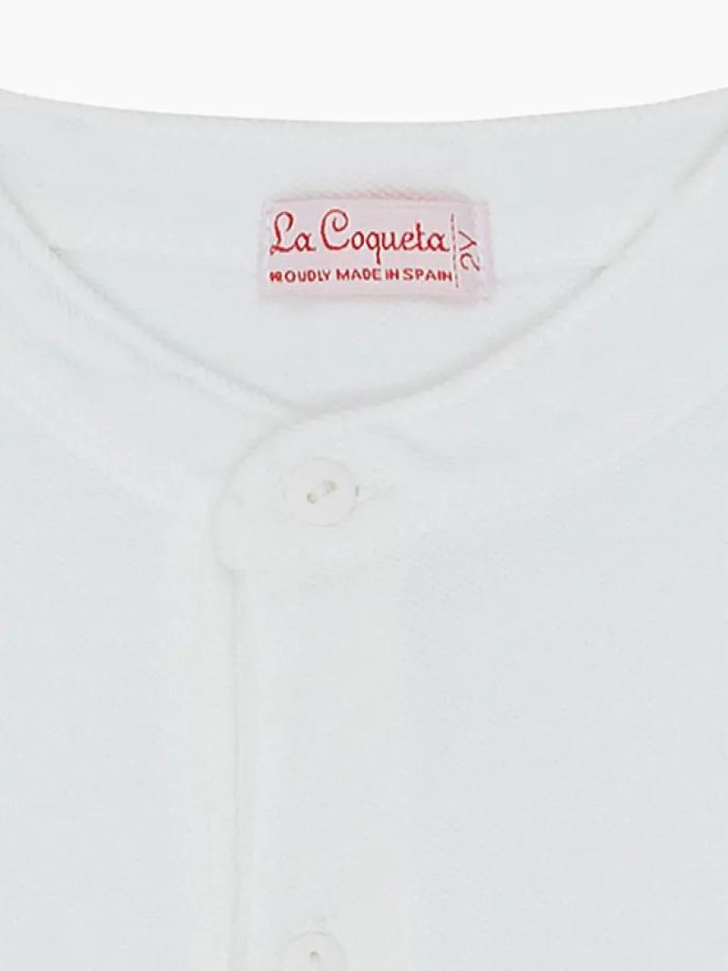 La Coqueta Shirts & Tops^White Alcon Boy Polo Shirt