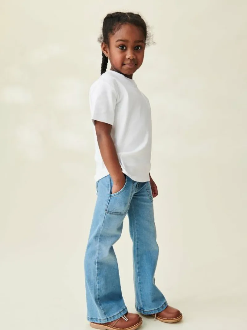 La Coqueta Shirts & Tops | Shirts & Tops^White Arturo Kids Cotton T-Shirt