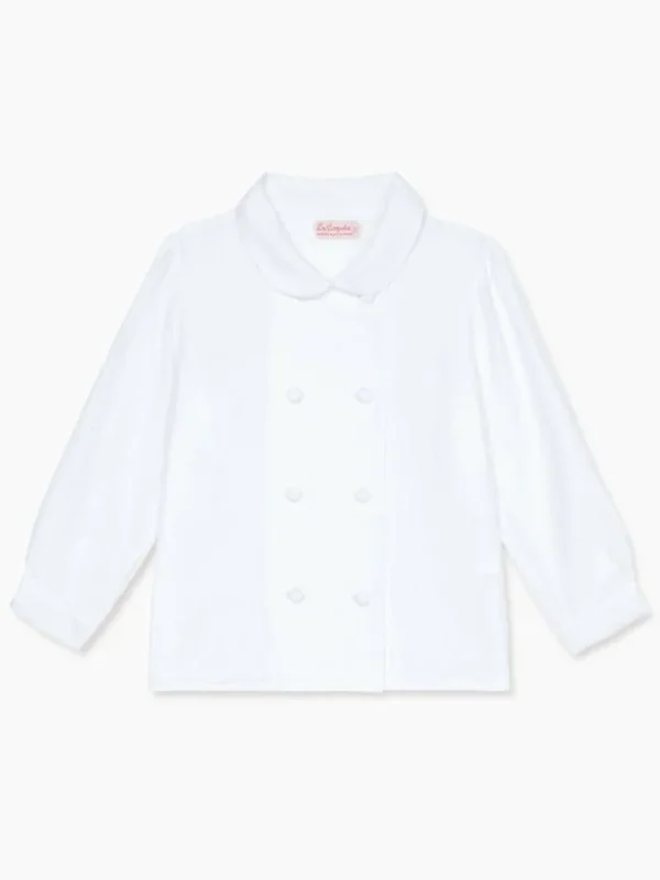 La Coqueta Shirts & Tops^White Barba Ceremony Long Sleeve Boy Shirt