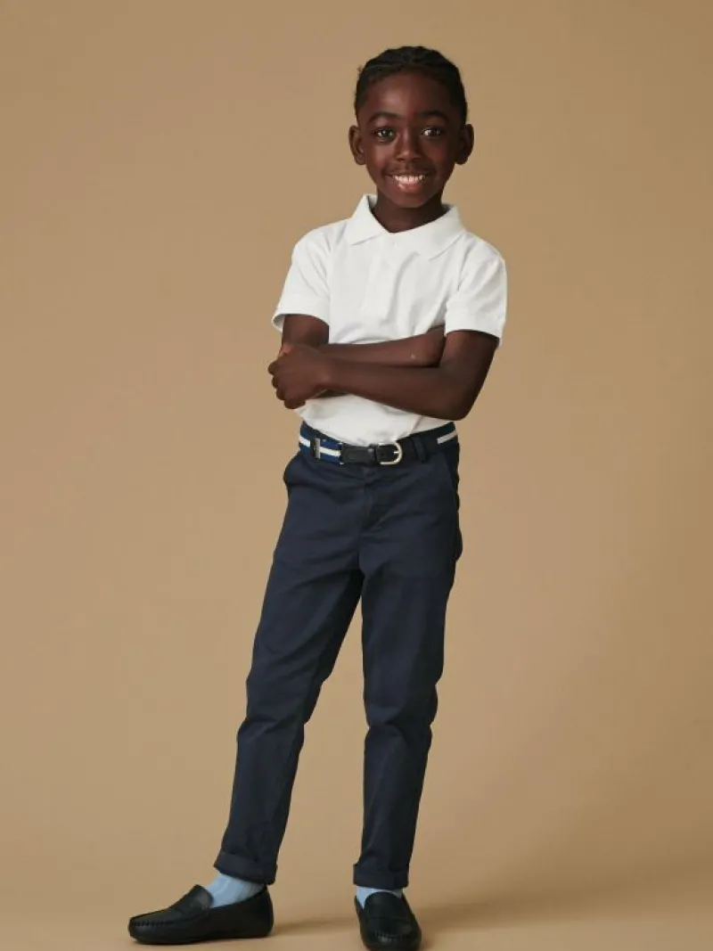 La Coqueta Shirts & Tops^White Camilo Boy Polo Shirt
