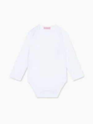 La Coqueta View All | Sleepsuits & Bodysuits^White Lonza Baby Body Vest