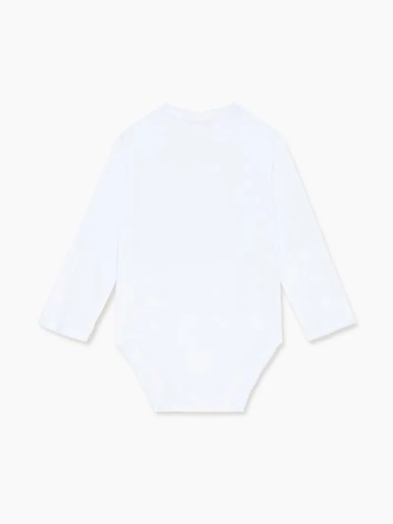 La Coqueta View All | Sleepsuits & Bodysuits^White Lonza Baby Body Vest