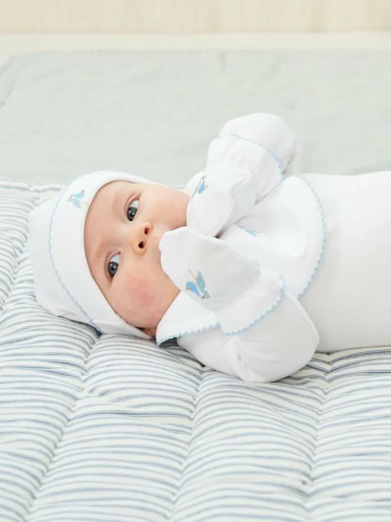 La Coqueta Sleepsuits & Bodysuits | View All^White Stork Embroidered Gift Set