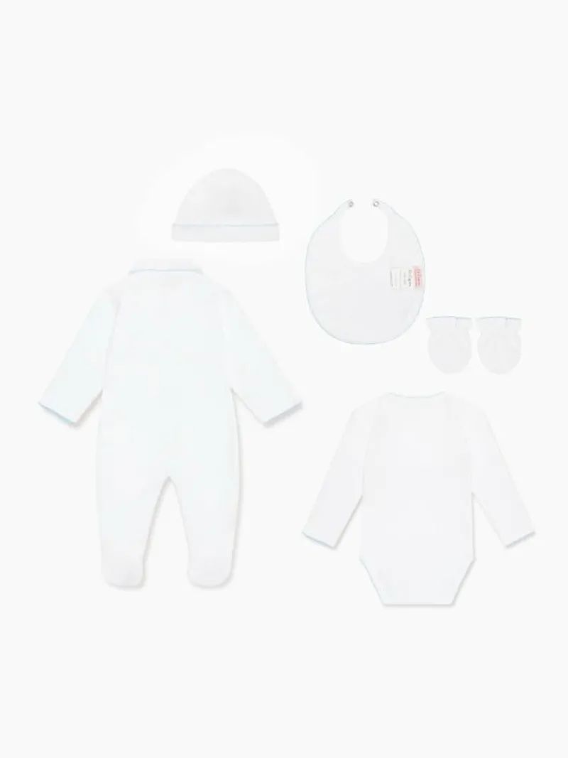 La Coqueta Sleepsuits & Bodysuits | View All^White Stork Embroidered Gift Set