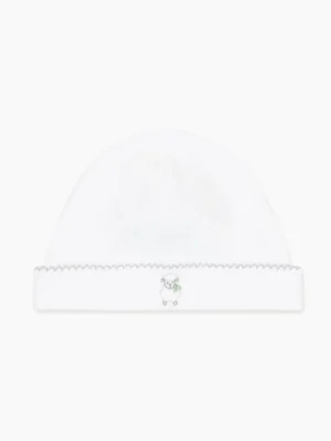 La Coqueta Accessories | Bonnets, Booties & Blankets^White Victoria Sheep Baby Hat