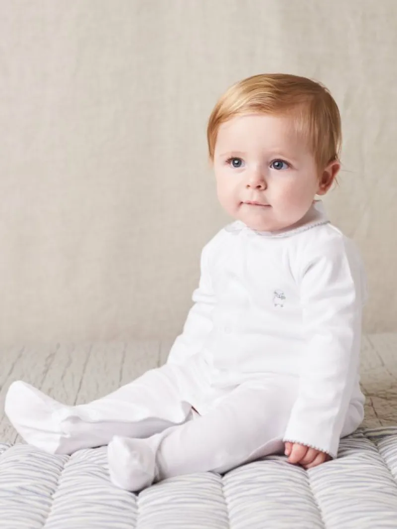 La Coqueta View All | Baby Boy^White Victoria Sheep Newborn Gift Box Set