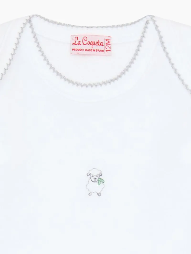 La Coqueta View All | Baby Boy^White Victoria Sheep Newborn Gift Box Set